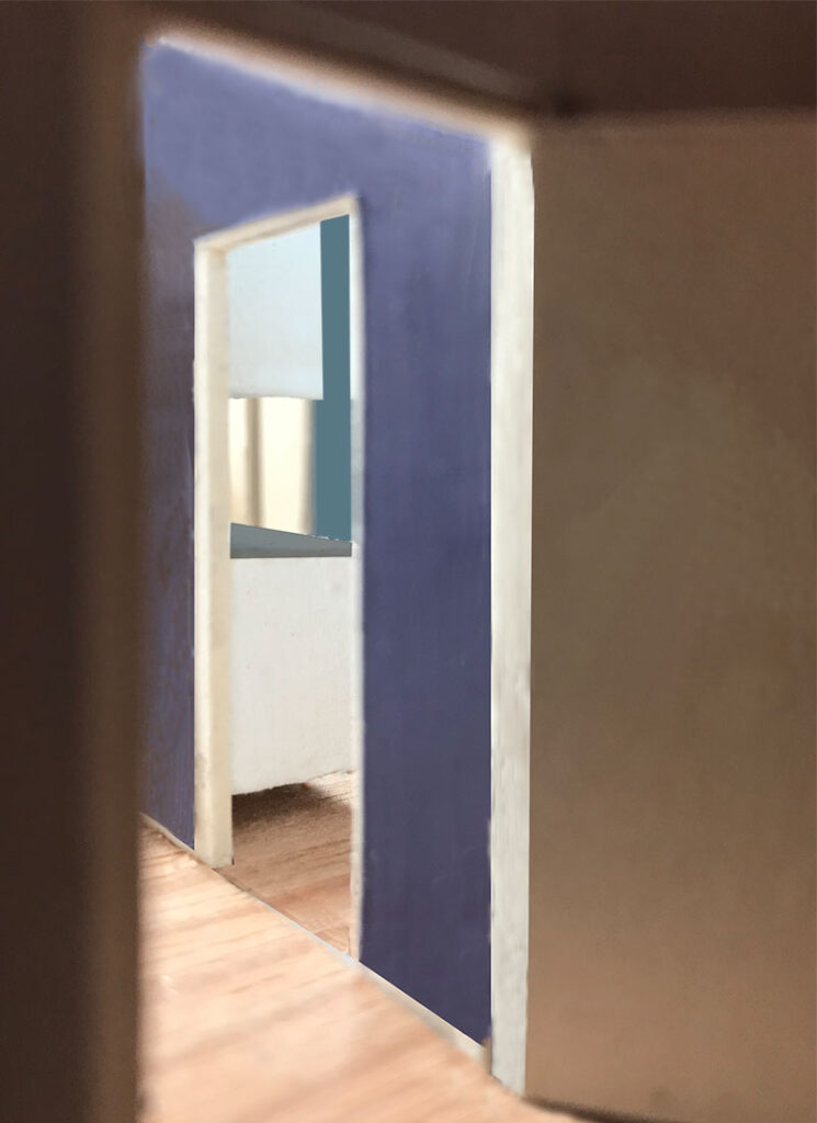 Farbkonzept einer Wohnung in Köln